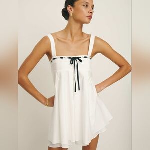 Reformation Shai Dress Ivory - Size 12